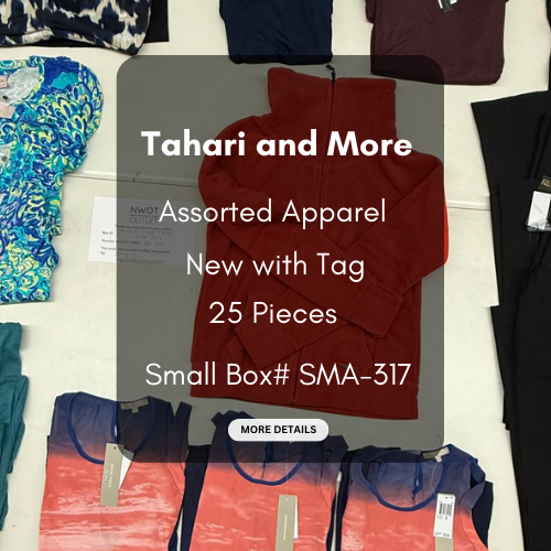 Tahari and more | Assorted  Apparel | 25 Pieces | New with Tag |Small box #SMA-317