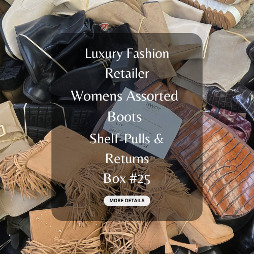 Luxury Fashion Retailer | Women's Assorted Boots | NWOT & Returns | 100 Pieces | Boot Pallets #25