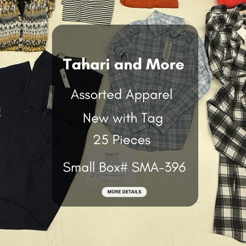 Tahari and more | Assorted  Apparel | 25 Pieces | New with Tag |Small box #SMA-396