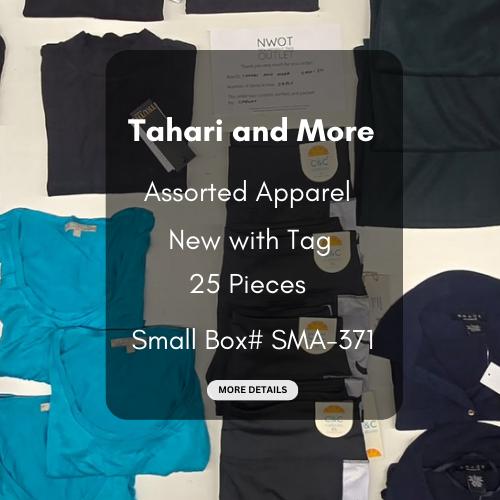 Tahari and more | Assorted  Apparel | 25 Pieces | New with Tag |Small box #SMA-371