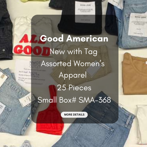 Good American | Assorted Women's Apparel | 25 Pieces | SMALL BOX # SMA-368