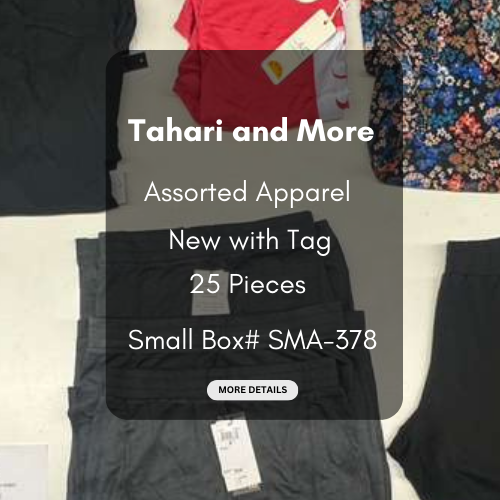Tahari and more | Assorted  Apparel | 25 Pieces | New with Tag |Small box #SMA-378