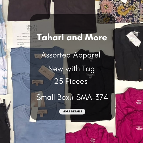 Tahari and more | Assorted  Apparel | 25 Pieces | New with Tag |Small box #SMA-374