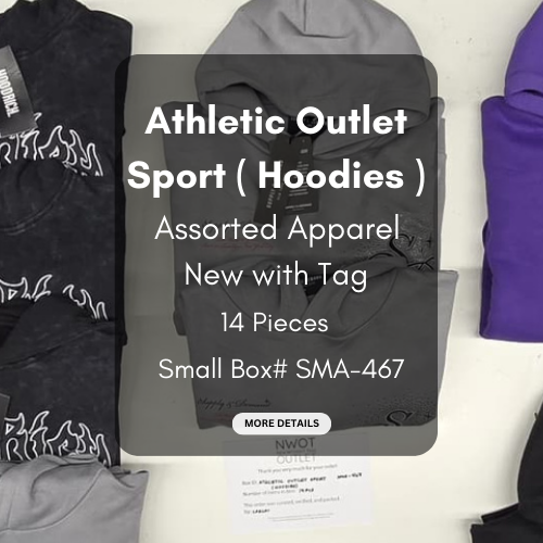 Athletic Outlet Sport | Hoodrich Hoodies Apparel | 14 Pieces | Small Box #SMA-467