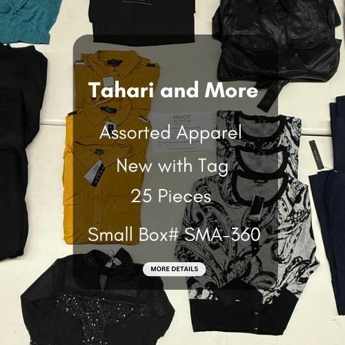 Tahari and more | Assorted  Apparel | 25 Pieces | New with Tag |Small box #SMA-360