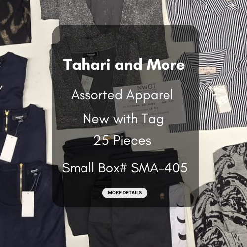 Tahari and more | Assorted  Apparel | 25 Pieces | New with Tag |Small box #SMA-405