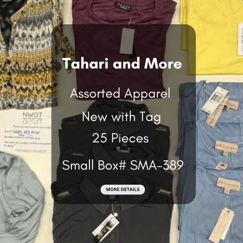 Tahari and more | Assorted  Apparel | 25 Pieces | New with Tag |Small box #SMA-389