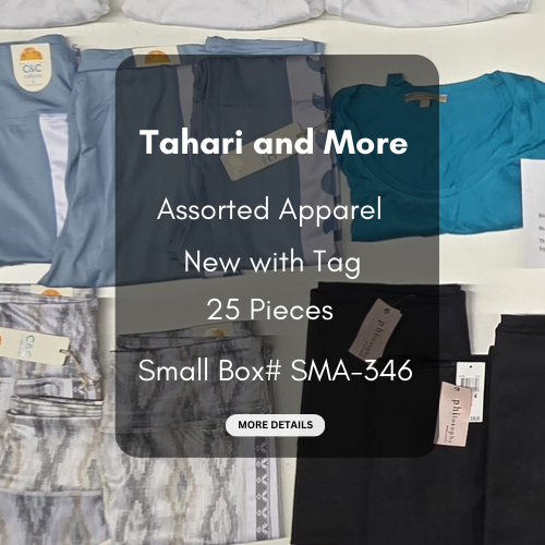 Tahari and more | Assorted  Apparel | 25 Pieces | New with Tag |Small box #SMA-346