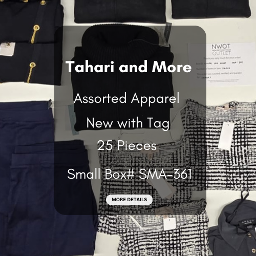 Tahari and more | Assorted  Apparel | 25 Pieces | New with Tag |Small box #SMA-361