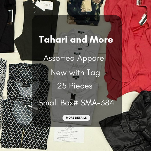 Tahari and more | Assorted  Apparel | 25 Pieces | New with Tag |Small box #SMA-384