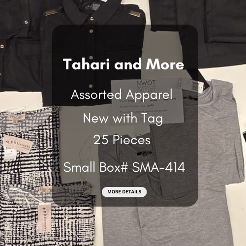 Tahari and more | Assorted  Apparel | 25 Pieces | New with Tag |Small box #SMA-414
