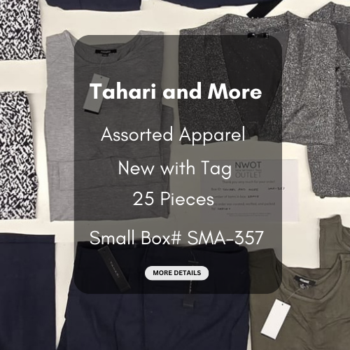 Tahari and more | Assorted  Apparel | 25 Pieces | New with Tag |Small box #SMA-357