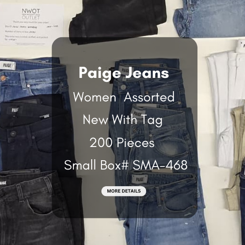 Paige Jeans | Women Assorted | 20 Pieces | Small box # SMA-468