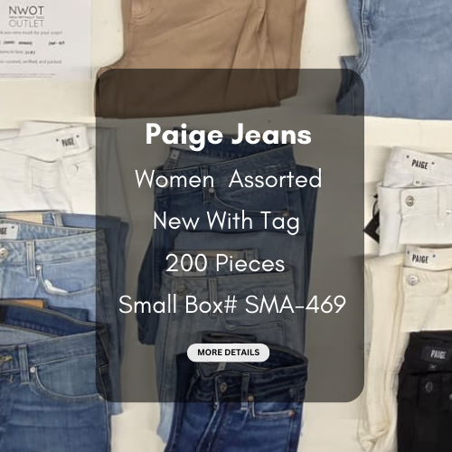 Paige Jeans | Women Assorted | 20 Pieces | Small box # SMA-469