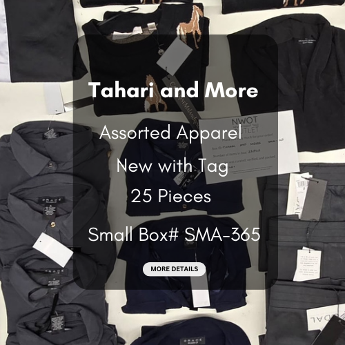 Tahari and more | Assorted  Apparel | 25 Pieces | New with Tag |Small box #SMA-365