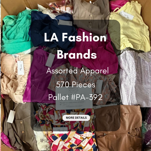 LA Fashion Brands | Edit by Nine | Assorted Apparel | 570 Pieces | Pallet #PA-392