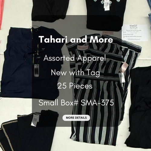 Tahari and more | Assorted  Apparel | 25 Pieces | New with Tag |Small box #SMA-375