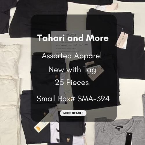 Tahari and more | Assorted  Apparel | 25 Pieces | New with Tag |Small box #SMA-394