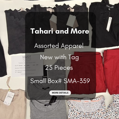 Tahari and more | Assorted  Apparel | 25 Pieces | New with Tag |Small box #SMA-359