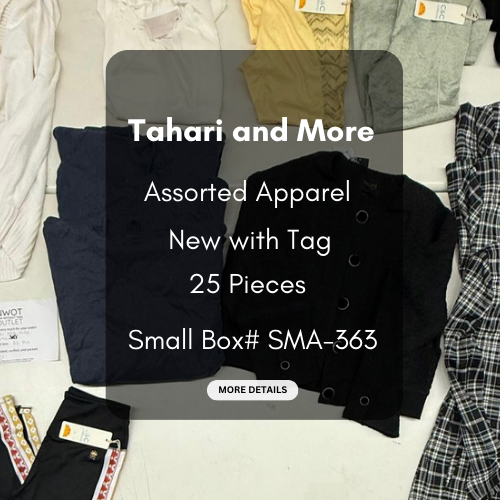 Tahari and more | Assorted  Apparel | 25 Pieces | New with Tag |Small box #SMA-363