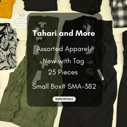 Tahari and more | Assorted  Apparel | 25 Pieces | New with Tag |Small box #SMA-382