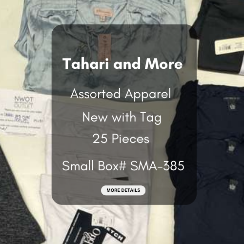 Tahari and more | Assorted  Apparel | 25 Pieces | New with Tag |Small box #SMA-385