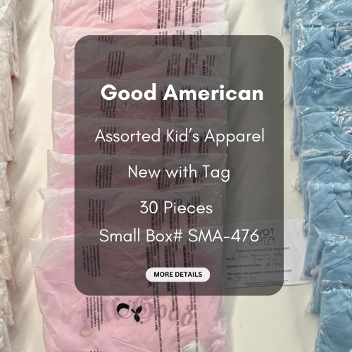 Good American | Assorted Kid's Apparel | 30 Pieces | SMALL BOX # SMA-476