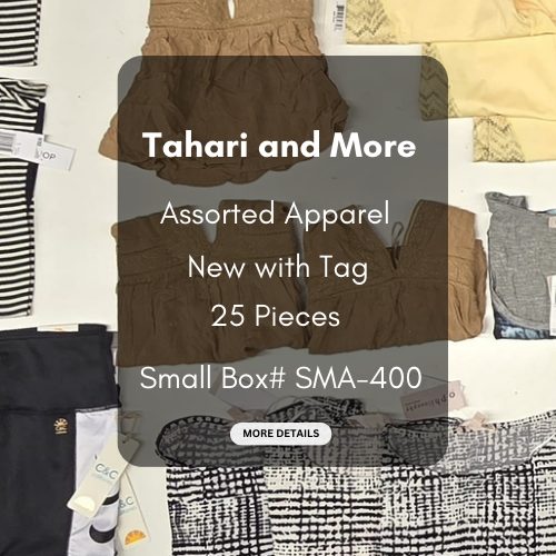Tahari and more | Assorted  Apparel | 25 Pieces | New with Tag |Small box #SMA-400