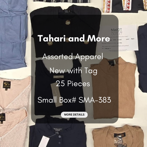 Tahari and more | Assorted  Apparel | 25 Pieces | New with Tag |Small box #SMA-383