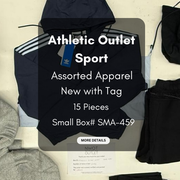 Athletic Outlet Sport | Assorted Athletic Apparel | 15 Pieces | Small Box #SMA-459