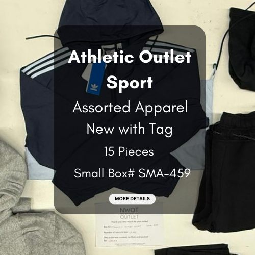 Athletic Outlet Sport | Assorted Athletic Apparel | 15 Pieces | Small Box #SMA-459