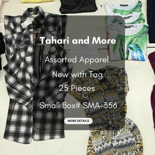 Tahari and more | Assorted  Apparel | 25 Pieces | New with Tag |Small box #SMA-356