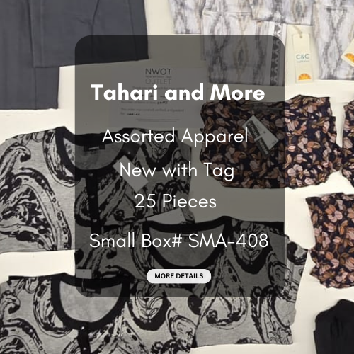 Tahari and more | Assorted  Apparel | 25 Pieces | New with Tag |Small box #SMA-408