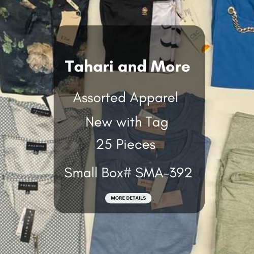 Tahari and more | Assorted  Apparel | 25 Pieces | New with Tag |Small box #SMA-392