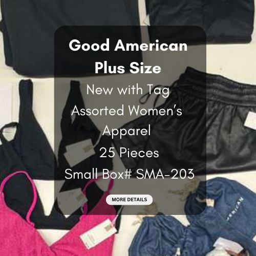 Good American Plus Size | Assorted Women's Apparel | 25 Pieces | SMALL BOX # SMA-203