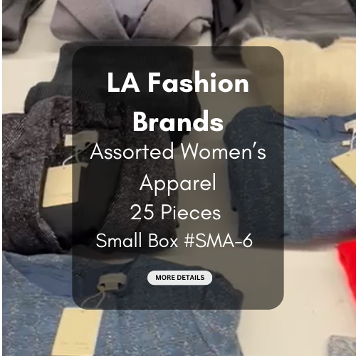 LA Fashion Brands |  Assorted Women's Apparel | 25 Pieces | Small Box #SMA-6