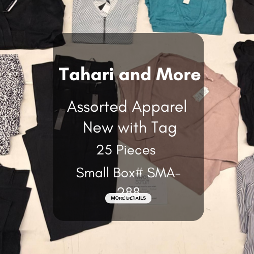 Tahari and more | Assorted  Apparel | 25 Pieces | New with Tag |Small box #SMA-288