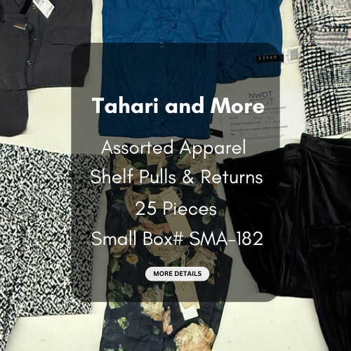 Tahari and more | Assorted  Apparel | 25 Pieces | New with Tag |Small box #SMA-182