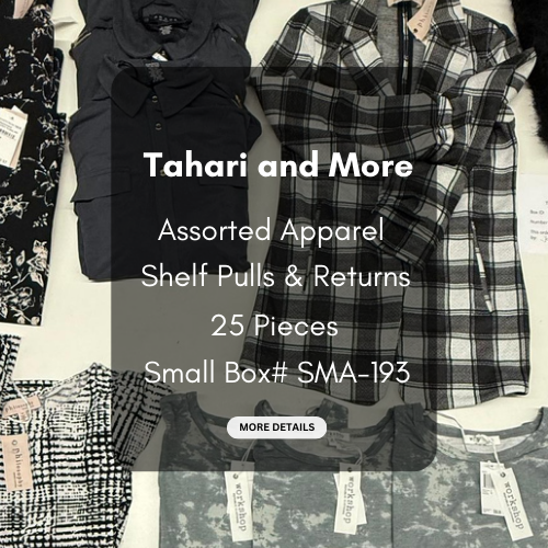Tahari and more | Assorted  Apparel | 25 Pieces | New with Tag |Small box #SMA-193