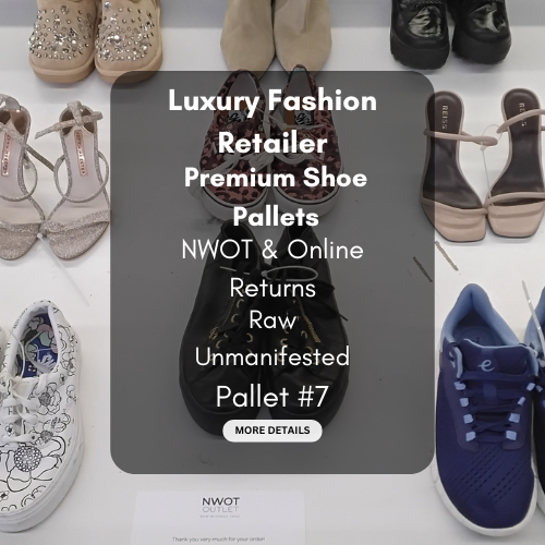 Luxury Fashion Retailer | Premium Shoe Pallets | NWOT & Online Returns | Raw Unmanifested | Pallet #7