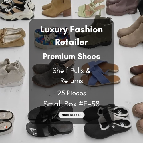 Luxury Fashion Retailer | Premium Shoes | Shelf Pulls & Returns | 25 Pieces | Small Box #E-58