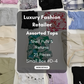 Luxury Fashion Retailer | Assorted Tops | Shelf Pulls & Returns | 25 Pieces | Small Box #D-4