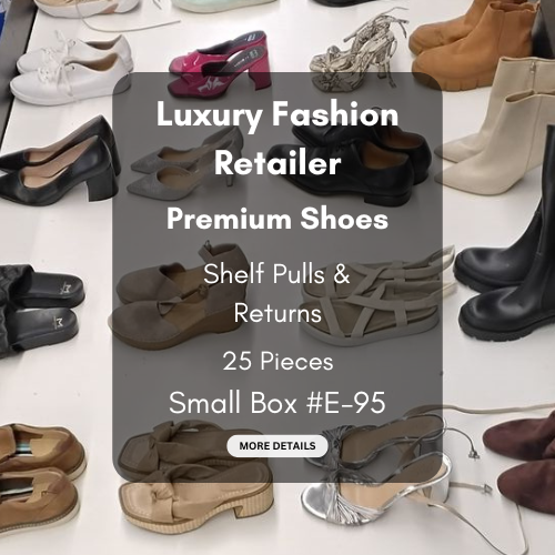 Luxury Fashion Retailer | Premium Shoes | Shelf Pulls & Returns | 25 Pieces | Small Box #E-95