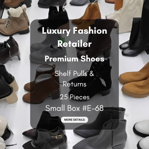 Luxury Fashion Retailer | Premium Shoes | Shelf Pulls & Returns | 25 Pieces | Small Box #E-68