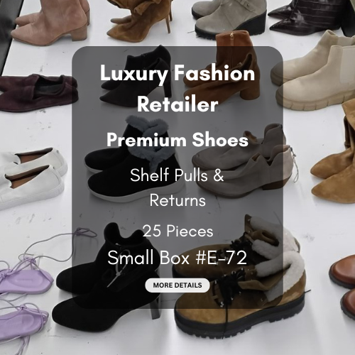 Luxury Fashion Retailer | Premium Shoes | Shelf Pulls & Returns | 25 Pieces | Small Box #E-72