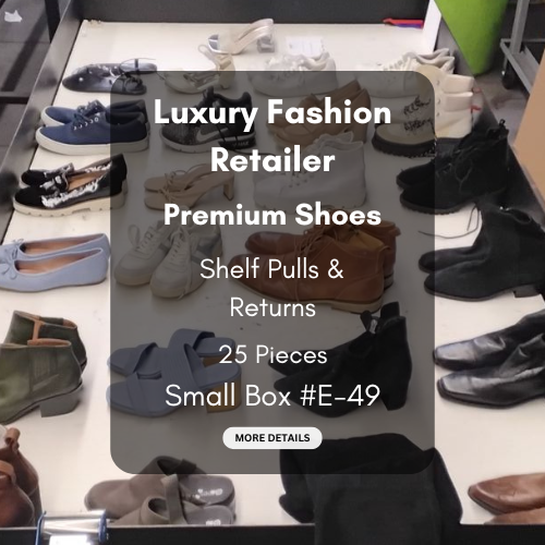 Luxury Fashion Retailer | Premium Shoes | Shelf Pulls & Returns | 25 Pieces | Small Box #E-49