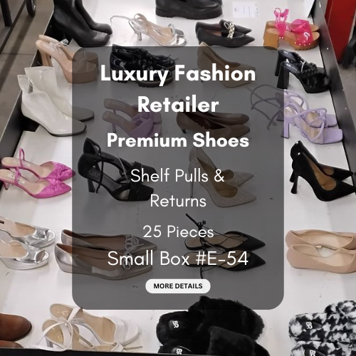 Luxury Fashion Retailer | Premium Shoes | Shelf Pulls & Returns | 25 Pieces | Small Box #E-54