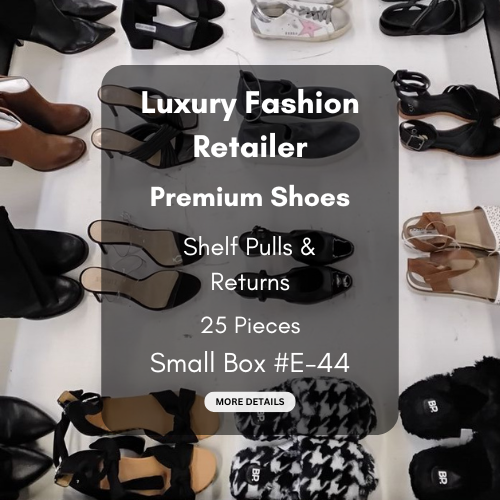 Luxury Fashion Retailer | Premium Shoes | Shelf Pulls & Returns | 25 Pieces | Small Box #E-44