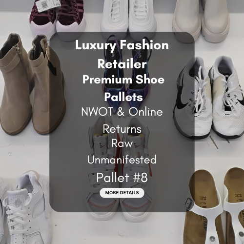 Luxury Fashion Retailer | Premium Shoe Pallets | NWOT & Online Returns | Raw Unmanifested | Pallet #8