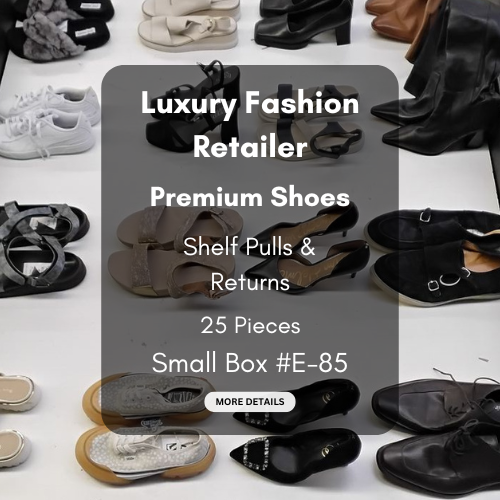 Luxury Fashion Retailer | Premium Shoes | Shelf Pulls & Returns | 25 Pieces | Small Box #E-85